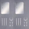 PHỤ KIỆN ACTION BASE 6 [CLEAR COLOR] MIRROR STICKERS SET CHÍNH HÃNG