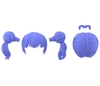 [HÀNG SẴN] BANDAI PHỤ KIỆN MÔ HÌNH 30MS OPTION HAIR STYLE PARTS Vol.3 ALL 4 TYPES
