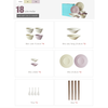 Set bát đĩa Mix 18 Chi tiết