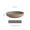 Đĩa tròn 20,5cm - Nâu