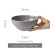 Tô canh Xám 20.3 cm