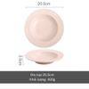 Đĩa súp Hồng 20.5 cm