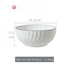 Bát tô nhỏ Trắng 15.3 cm
