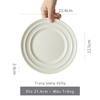Đĩa Trắng 21.4 cm