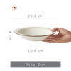 Đĩa súp Kem 21 cm