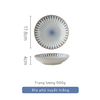 Đĩa 17.8cm phủ tuyết trắng
