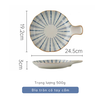 Đĩa tròn có tay cầm 24,5cm