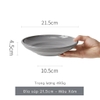 Đĩa súp Xám 21.3 cm