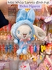 SANRIO BEADED KEYCHAIN