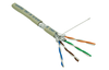 Cáp mạng Cat6 FPT 4 pair, 23AWG , bọc nhôm chống nhiễu 4 pair, 305m/cuộn Dintek 1107-04011
