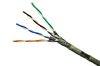 Cáp mạng Dintek Cat 6A S-FTP 1105-06027 bọc nhôm chống nhiễu từng đôi bọc lưới nhôm bên ngoài