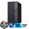 PC Asus S503MER-314100013W ( i3-14100/8GB/512GB/180W/WIFI6+BT/Win 11/2Y OnSite Service/Gray)