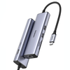 Bộ chuyển đổi USB Type-C sang HDMI+SD+TF+2 cổng USB 3.0+RJ45 Ugreen(90568)