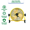 QUẠT TÍCH ĐIỆN KORICHI KRC-6314 - HÀNG CHÍNH HÃNG