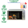 Lò vi sóng Sharp có nướng R-G228VN-SL - Dung tích 20 lít - Công suất 700-1000W - Hàng chính hãng bảo hành 12 tháng