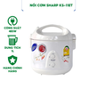 Nồi cơm Sharp KS-11ET 485W dung tích 1L - Hàng chính hãng bảo hành 12 tháng.