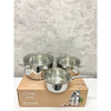 Bộ 3 Nồi Inox 304 Fivestar FB-B3002 Đáy Liền Thân- Kích thước 18cm/20cm/24cm - Bảo Hành Chính Hãng 24 Tháng