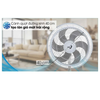Quạt đứng Asia Turbo VY639791-Công suất 90W-6 cánh điều khiển nút vặn - Bảo hành chính hãng 24 tháng