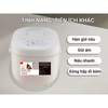 Nồi cơm điện tử Toshiba 1.8L RC-18DR4T(W) TRẮNG-Công suất 850W- 10 chế độ nấu - Bảo hành 12 tháng