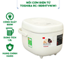 Nồi cơm điện tử Toshiba 1.8L RC-18DR4T(W) TRẮNG-Công suất 850W- 10 chế độ nấu - Bảo hành 12 tháng