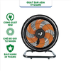Quạt sàn ASIAVINA TURBO PLUS - VY636892 - Công suất 90W - 6 cánh điều khiển núm vặn - Bảo hành chính hãng 24 tháng