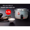 Nồi cơm điện nắp rời Sharp 6.5L, 7.8L, 9L - Hàng chính hãng - Bảo hành 12 tháng