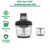 Máy xay thịt đa năng Sunhouse SHD5412 - Công suất 300W - 2 chế độ - Bảo hành chính hãng 12 tháng