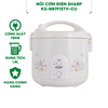 Nồi cơm điện Sharp KS-NR191STV - CU dung tích 1.8L - Hàng chính hãng bảo hành 12 tháng.