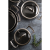 Bộ 4 Nồi Inox 304 Cao Cấp 3 Đáy Sillit Fivestar FP-B4011 Nắp Kính 10 pcs - Kích Thước 16cm/18cm/20cm/24cm - Bảo Hành Chính Hãng