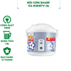 Nồi cơm điện Sharp KS-N181ETV-SL dung tích 1.8L - Hàng chính hãng bảo hành 12 tháng.