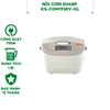 Nồi cơm điện Sharp KS-COM193EV-BK dung tích 1.8L - Hàng chính hãng bảo hành 12 tháng.