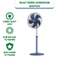 Quạt đứng Sunhouse 5 cánh SHD7352 - Công suất 65W - 5 cánh sải rộng - Bảo hành 12 tháng