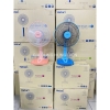 Quạt bàn Hatari Thái Lan T12M1 Hồng Peach  - Công suất 30W - Sải cánh 12inch - 3 tốc độ gió - Bảo hành chính hãng 36 tháng