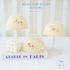 Mũ che thóp Goodmama set 3 chiếc ( 4màu)