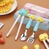 Set 3ct thìa dĩa đũa kủng long