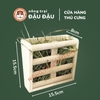 Máng Cỏ Gỗ Cho Thỏ, Bọ Ú, Chinchilla Gắn Chuồng