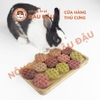 Bánh Cỏ Yến Mạch Waffle Vị Trái Cây Cho Thỏ, Bọ Ú, Chinchilla Ăn Vặt Mài Răng