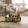 Đệm Sofa Cho Bọ Ú, Thỏ, Chó, Mèo, Thú Nhỏ Đệm Vải Thoáng Mát Phù Hợp 4 Mùa