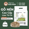 Gỗ Nén Lót Chuồng Cho Thỏ, Bọ Ú, Chinchilla Yee - Túi 2.5kg