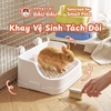 Khay Vệ Sinh Cho Thỏ, Bọ Ú, Chinchilla Cao Cấp Tiện Lợi 