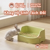 Khay Vệ Sinh Cho Thỏ, Bọ Ú, Chinchilla Cao Cấp Tiện Lợi 