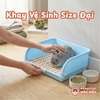 Khay vệ sinh dành cho thú cưng(thỏ),sd trong gia đình, hình vuông,có tấm lót chống bắn,chất liệu nhựa PP Kt:44*34*18cm, ko hđ bằng điện