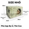 Nhà Cỏ Trú Ẩn Cho Bọ Ú, Thỏ, Chinchilla 2 Cửa
