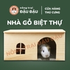 Nhà Gỗ Cho Bọ Ú Chuột Lang Làm Từ Gỗ Thông Tự Nhiên