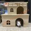 Nhà Gỗ Cho Bọ Ú Chuột Lang Làm Từ Gỗ Thông Tự Nhiên