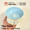 Chén Ăn Cho Thỏ, Bọ Ú, Chinchilla Chén Ăn Chống Lật Gốm Sứ Cao Cấp