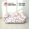 Đệm Sofa Cho Bọ Ú, Thỏ, Chó, Mèo, Thú Nhỏ Đệm Vải Thoáng Mát Phù Hợp 4 Mùa