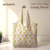 Túi Tote Vải 2 Lớp Quai Tròn Hoạ Tiết Dễ Thương Lumi Tote Bag