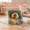 Nhà Ngủ Cho Bọ Ú, Chuột Lang, Thỏ Con, Mèo Con Ổ Đệm Nằm Cho Thú Nhỏ Cozy Cubby Nông Trại Đậu Đậu