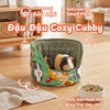 Nhà Ngủ Cho Bọ Ú, Chuột Lang, Thỏ Con, Mèo Con Ổ Đệm Nằm Cho Thú Nhỏ Cozy Cubby Nông Trại Đậu Đậu